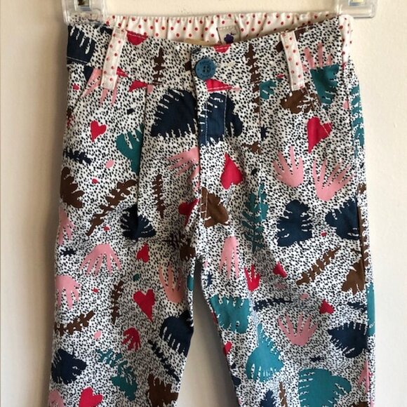 FABULA Print Elastic Waist Pants Trousers Size 6 - Picture 3 of 15